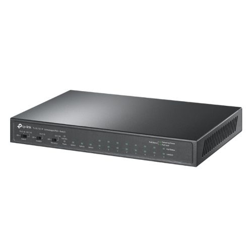 TP-LINK (TL-SL1311P) 8-Port 10/100Mbps + 3-Port Gigabit Desktop Switch with 8-Port PoE+, GB SFP Port TP-LINK (TL-SL1311P) 8-Port 10/100Mbps + 3-Port Gigabit Desktop Switch with 8-Port PoE+, GB SFP Port
